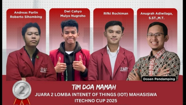 Selamat dan Sukses! Tim Doa Mamah UPI Cibiru Raih Juara 2 Lomba Internet of Things di ITECHNO CUP 2025